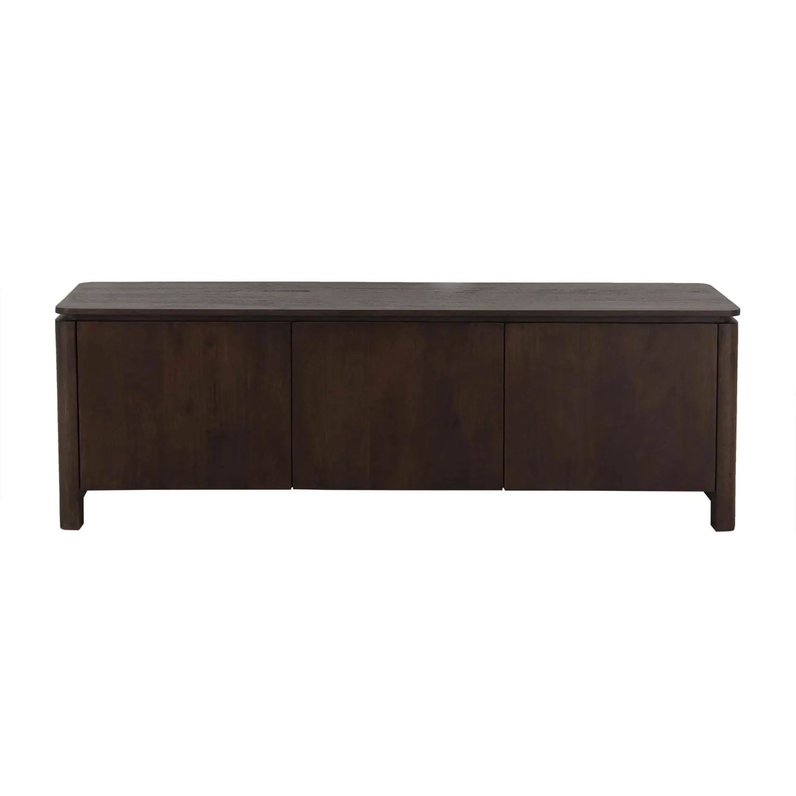 TV unit Dallas Brown Mango wood 165 cm - Starfurn