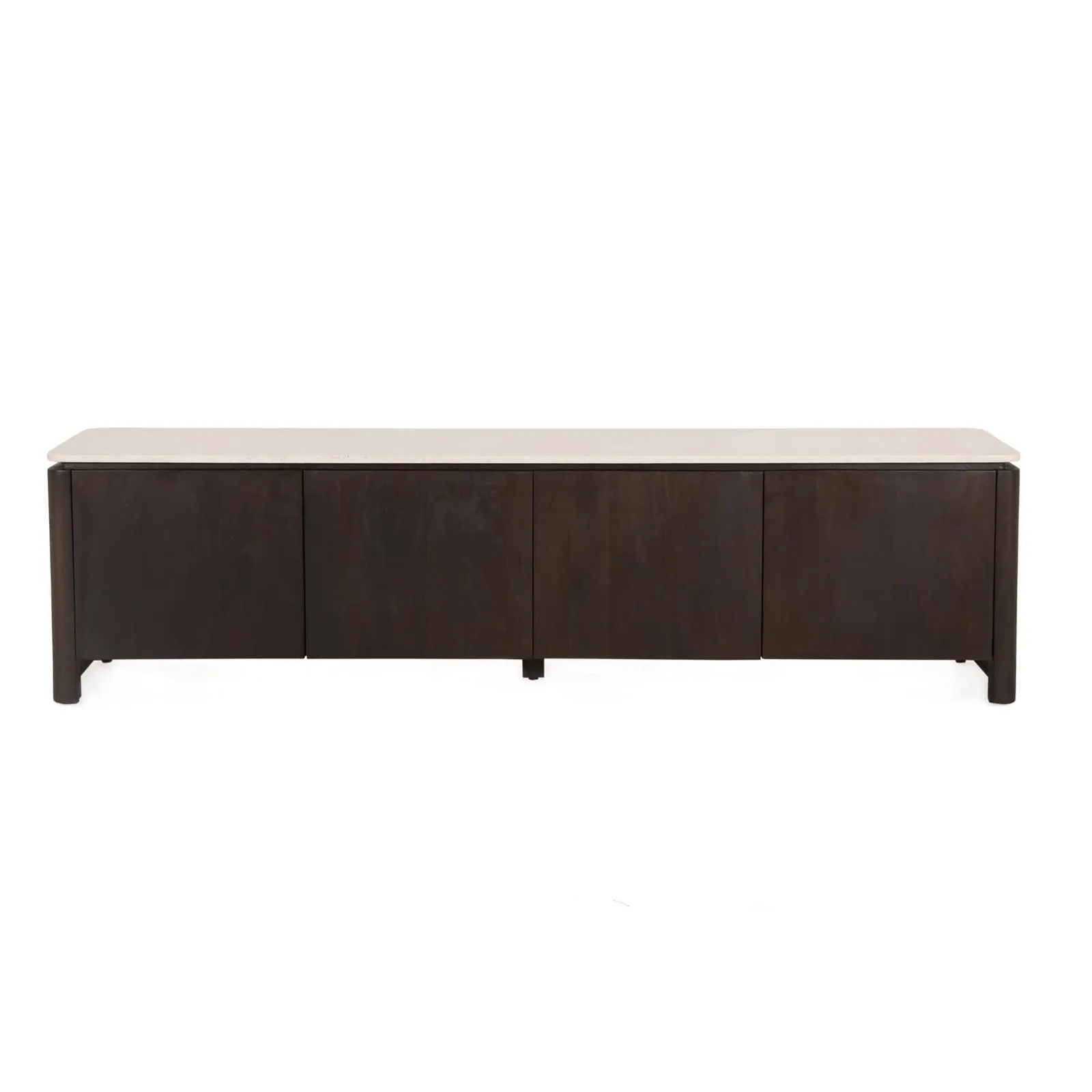 TV unit Dallas Brown Mango Wood 210 cm - Starfurn, foto 5