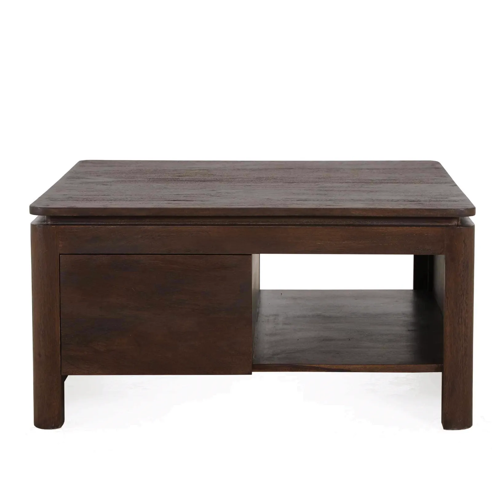 Square Coffee Table Dallas Brown Mango Wood 80 cm - Starfurn, foto 2