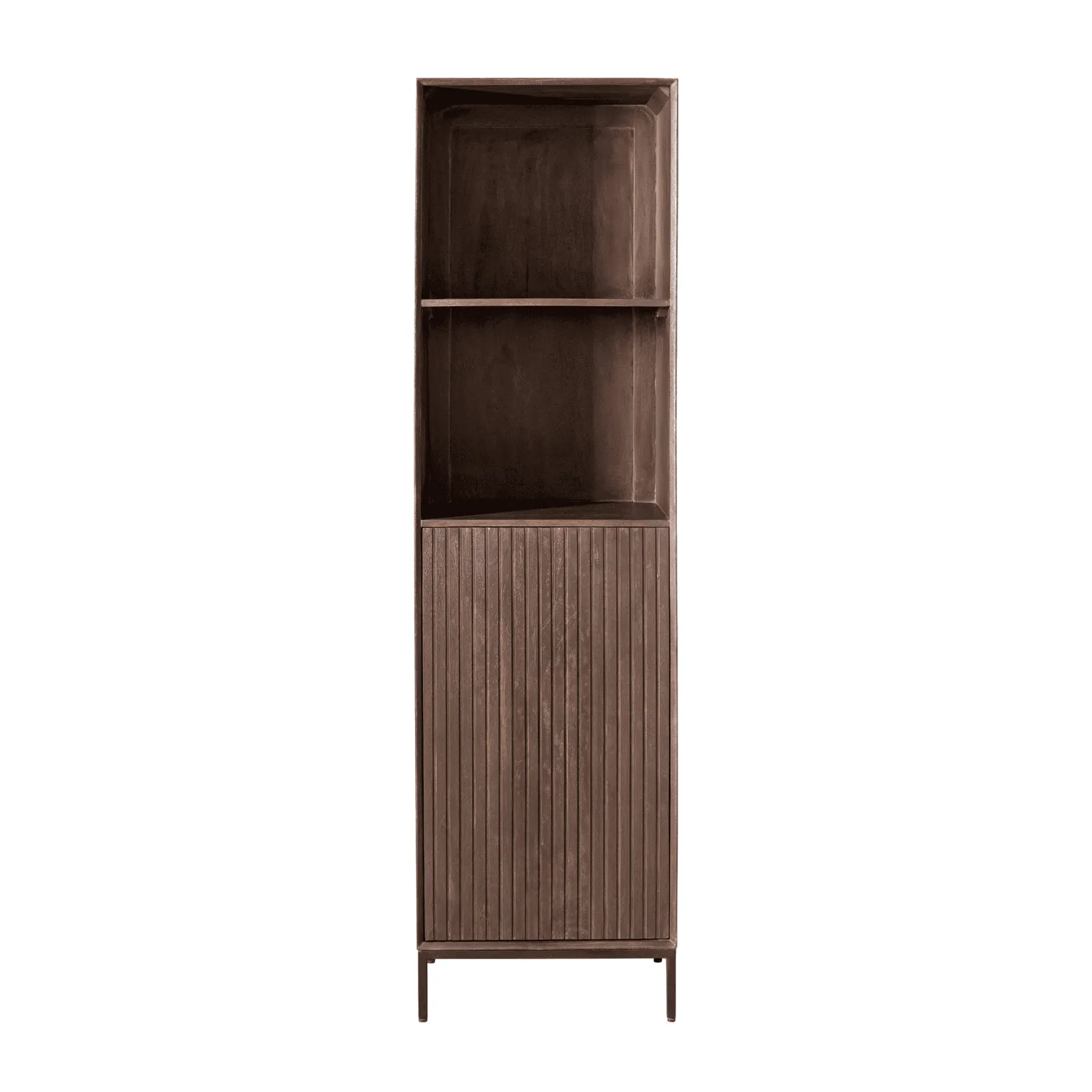 Madison Bookcase Brown Mango Wood 55 cm - Starfurn