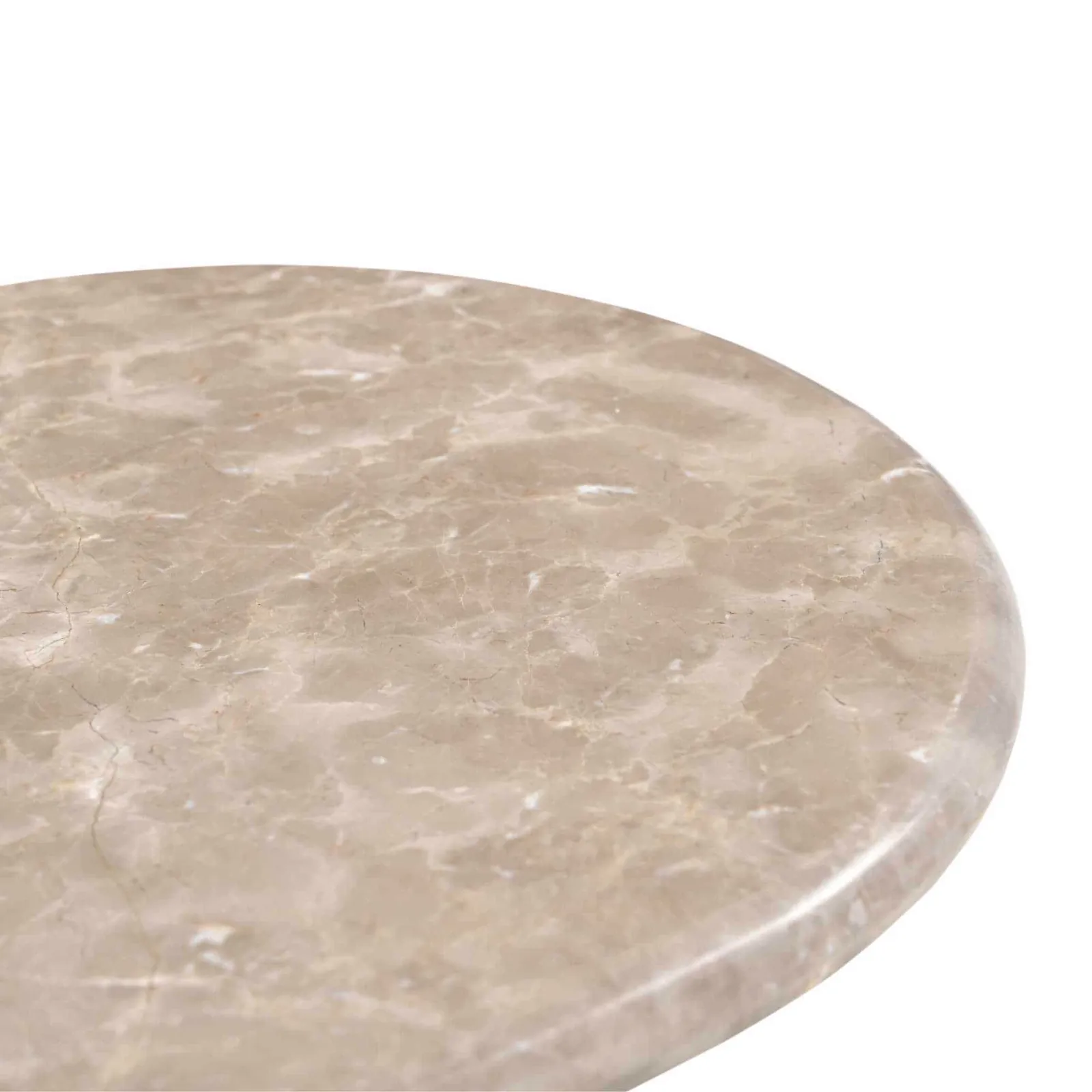 Side Table Noel Brown Marble 60 cm - Starfurn