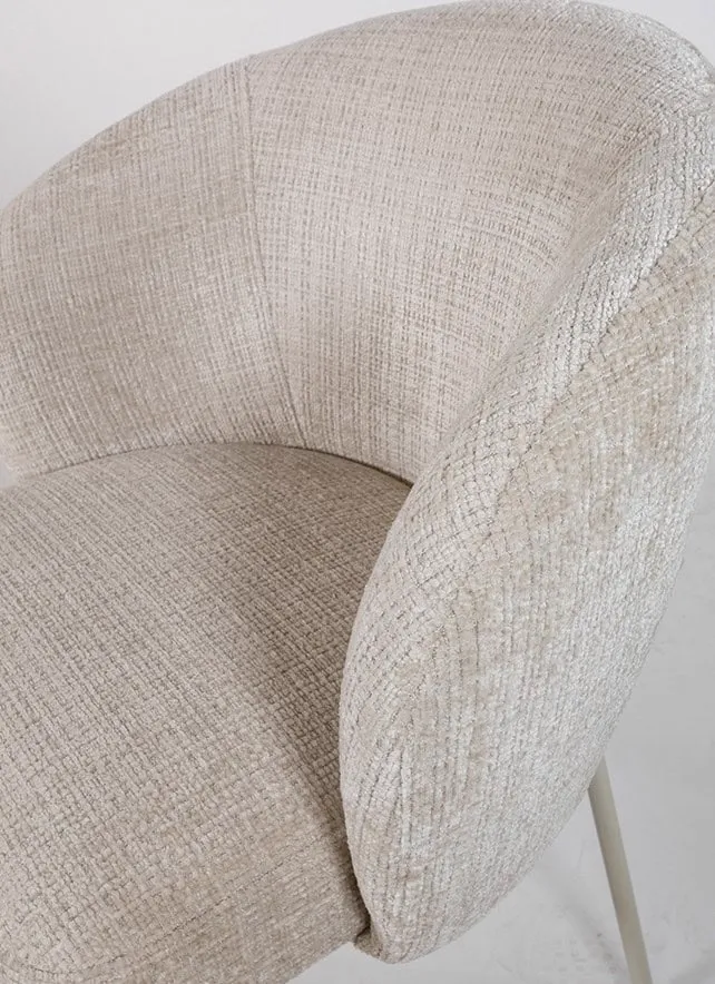 Dining Chair Adele beige legs Cremona Taupe 04 - MySons