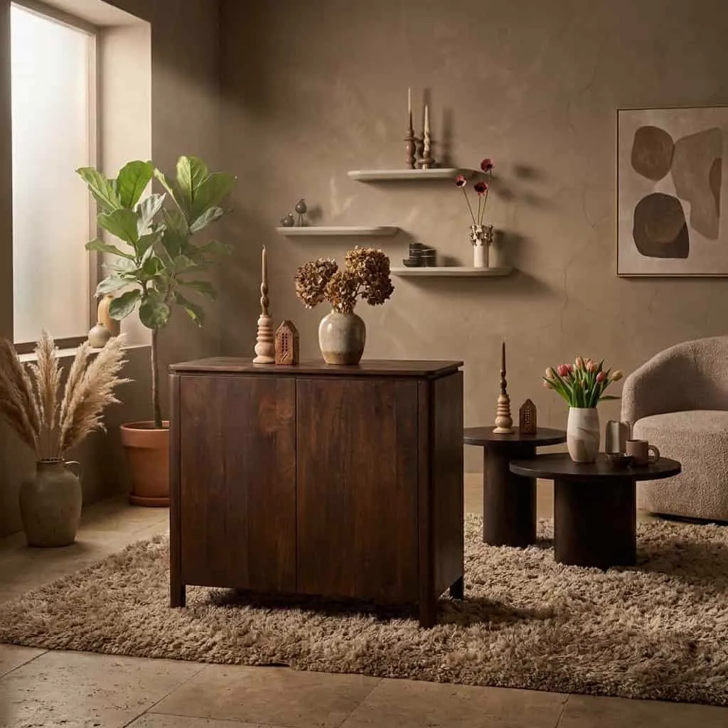 Dressoir Dallas Bruin Mangohout 100 cm - Starfurn