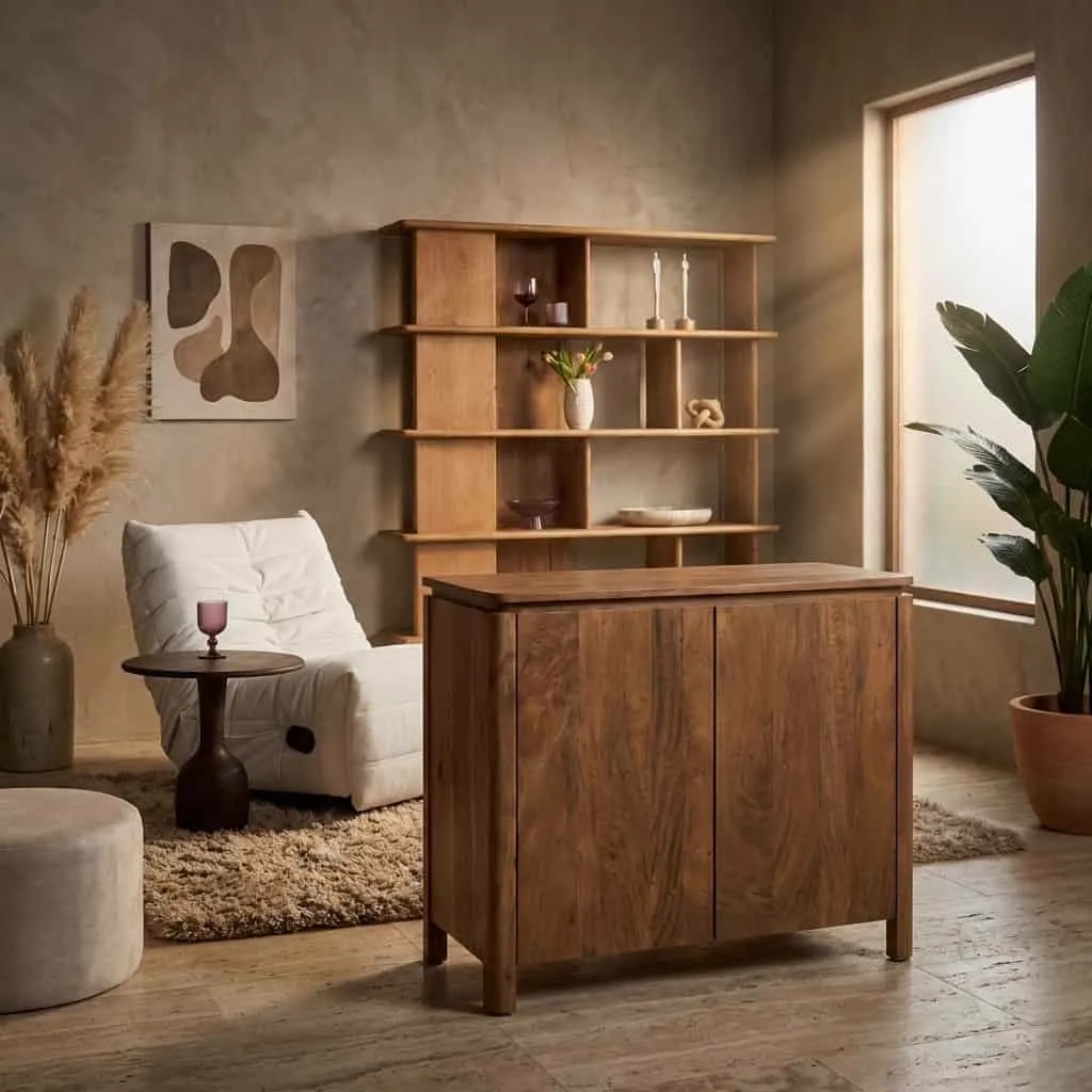 Dressoir Dallas Naturel Mangohout 100 cm - Starfurn