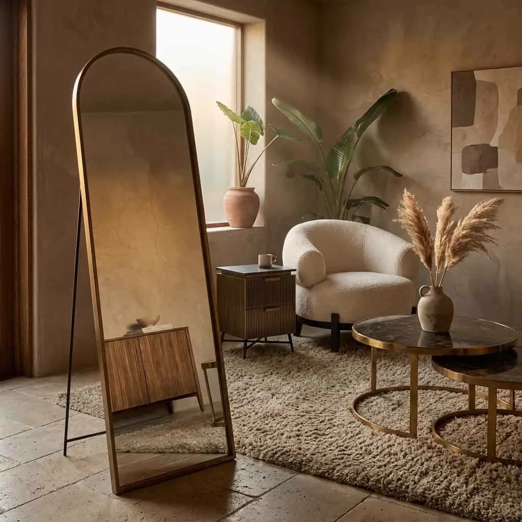 Laurine Mirror gold - Richmond Interiors