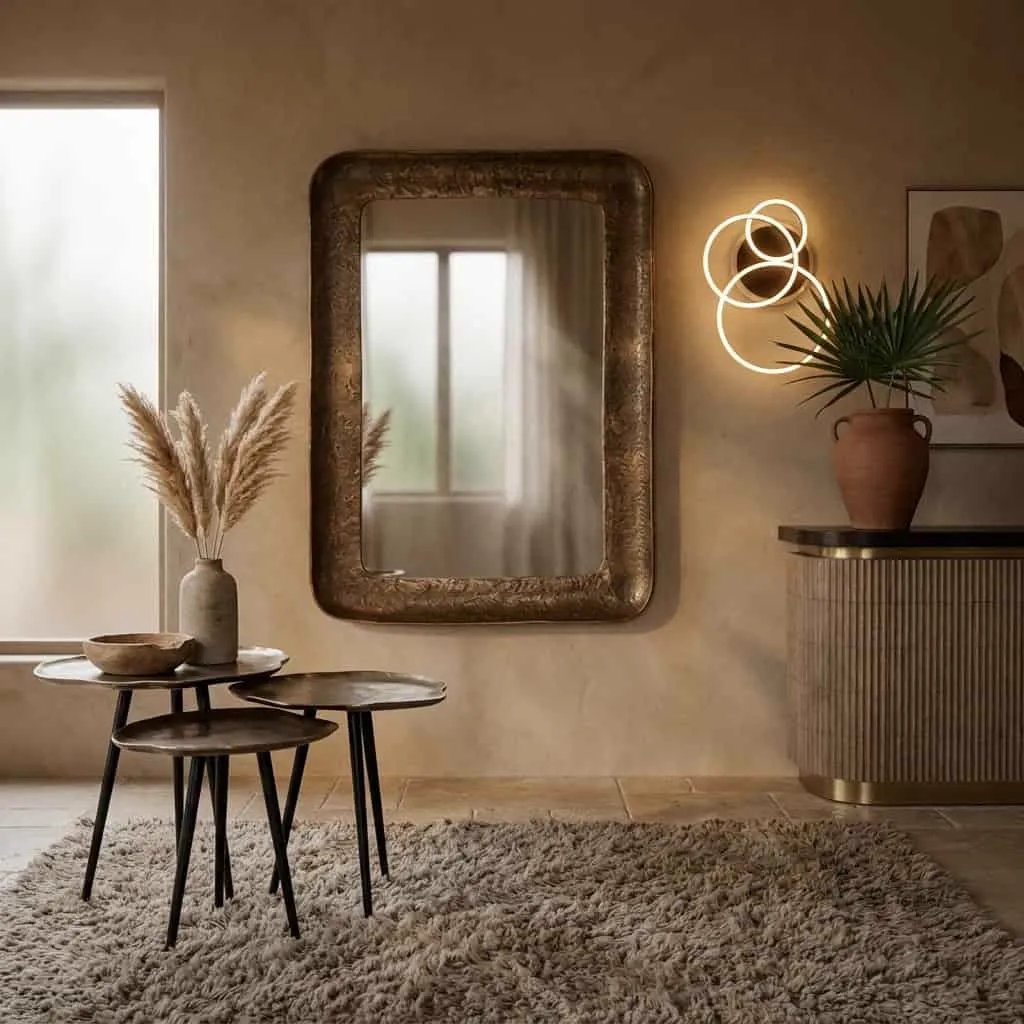 Mirror Loan brass antique - Richmond Interiors