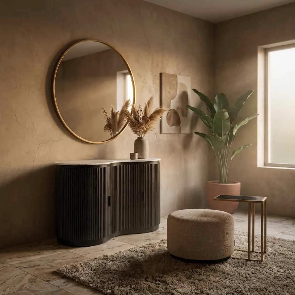 Spiegel Maeron gold 70Ø - Richmond Interiors
