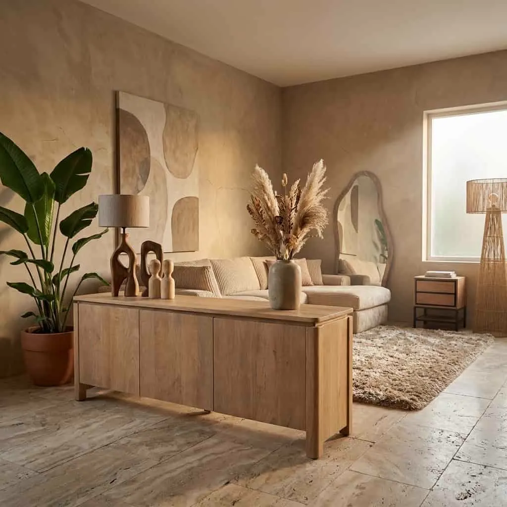 Dallas TV unit natural mango wood 165 cm - Starfurn