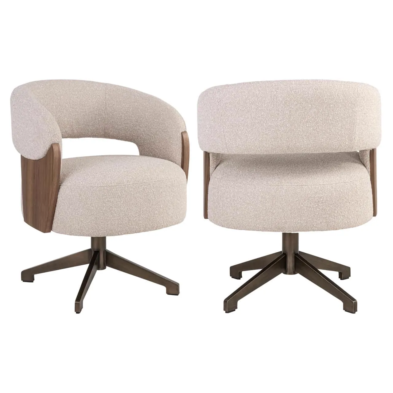 Dining Chair Pollux Lodge Desert Walnut - Richmond Interiors