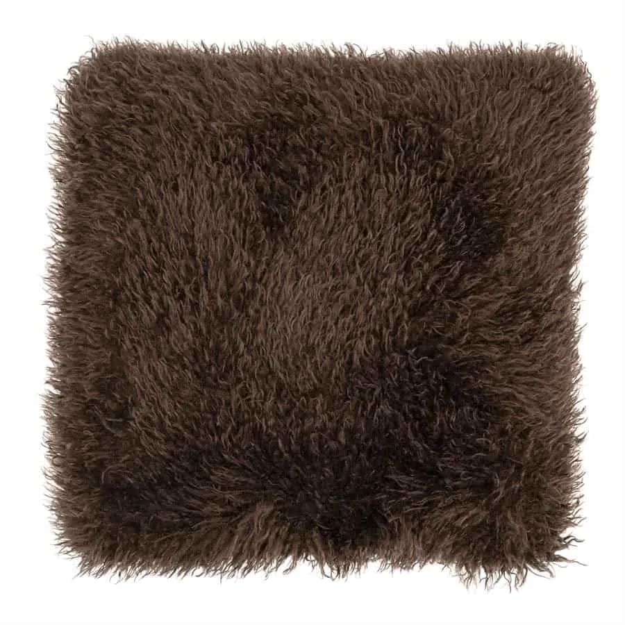 Cushion Doodly 50x50 cm - dark brown - By-Boo