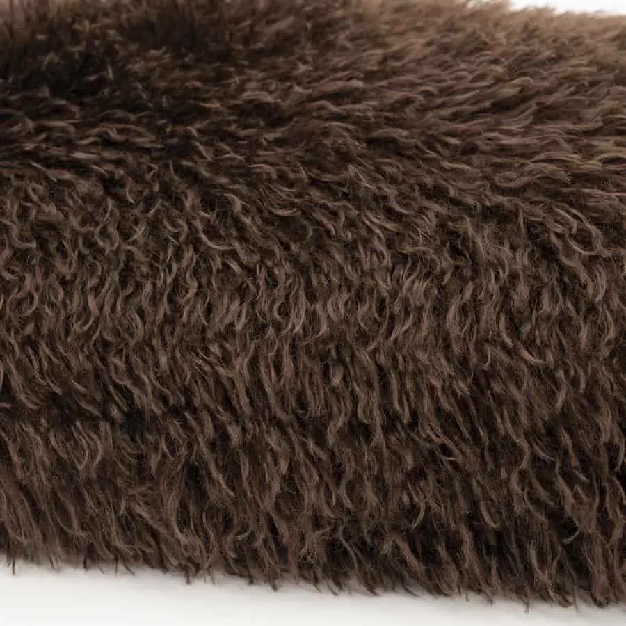 Cushion Doodly 50x50 cm - dark brown - By-Boo