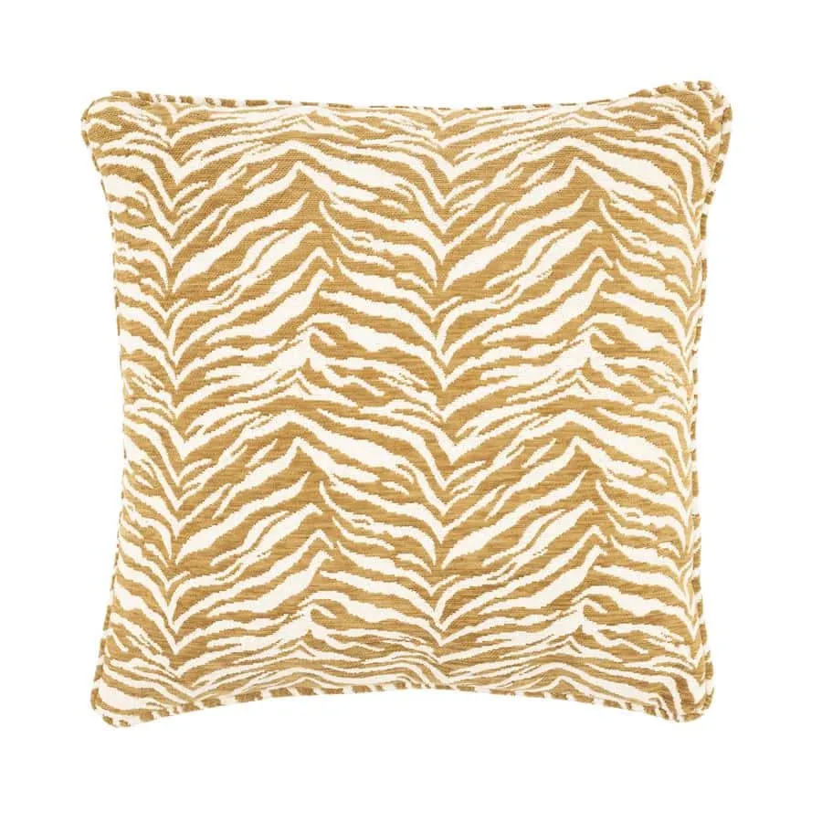 Cushion Tigra 45x45 cm - mustard - By-Boo