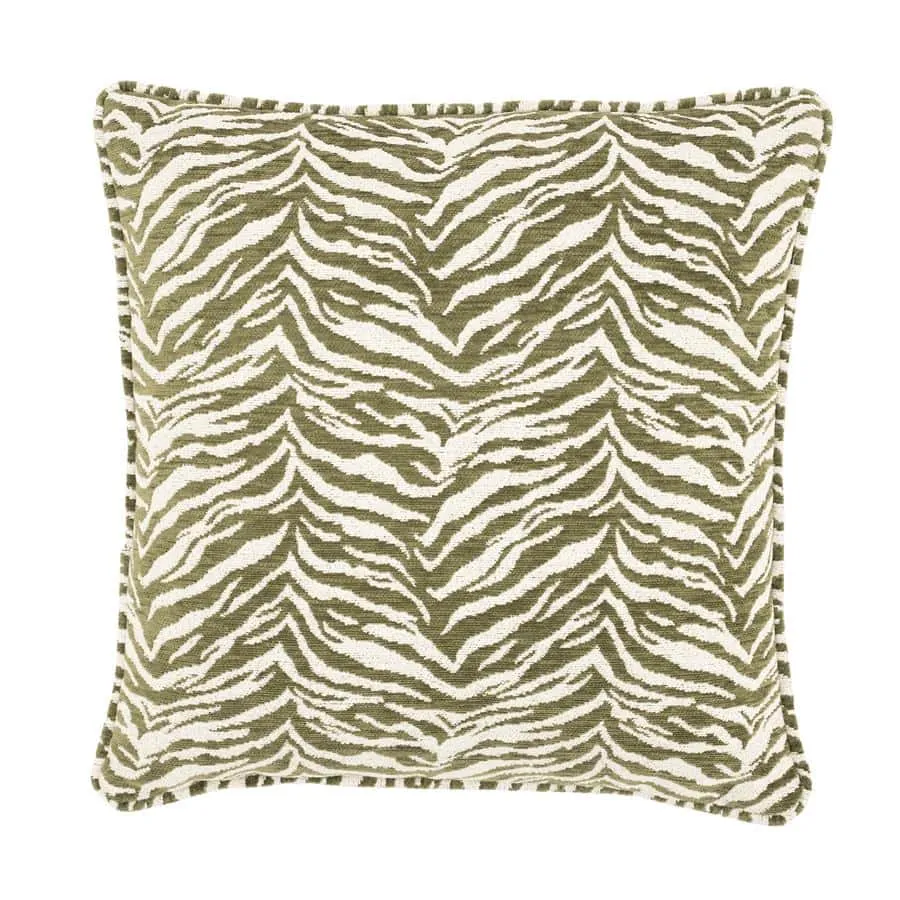 Cushion Tigra 45x45 cm, green - By-Boo