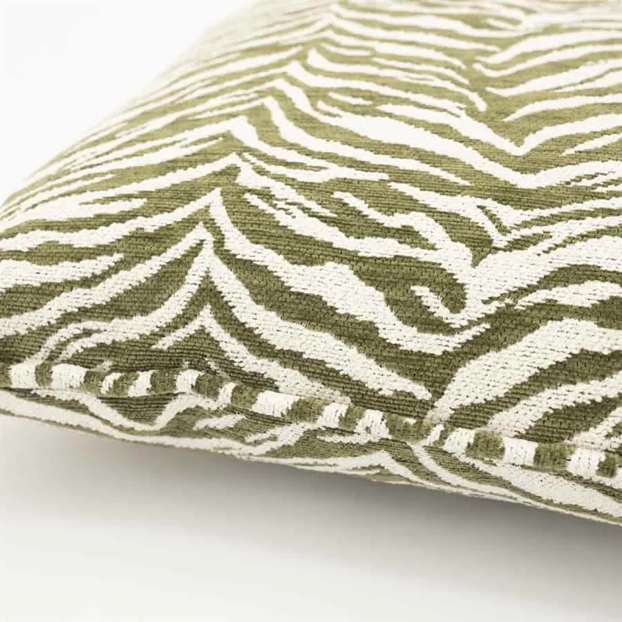 Cushion Tigra 45x45 cm, green - By-Boo