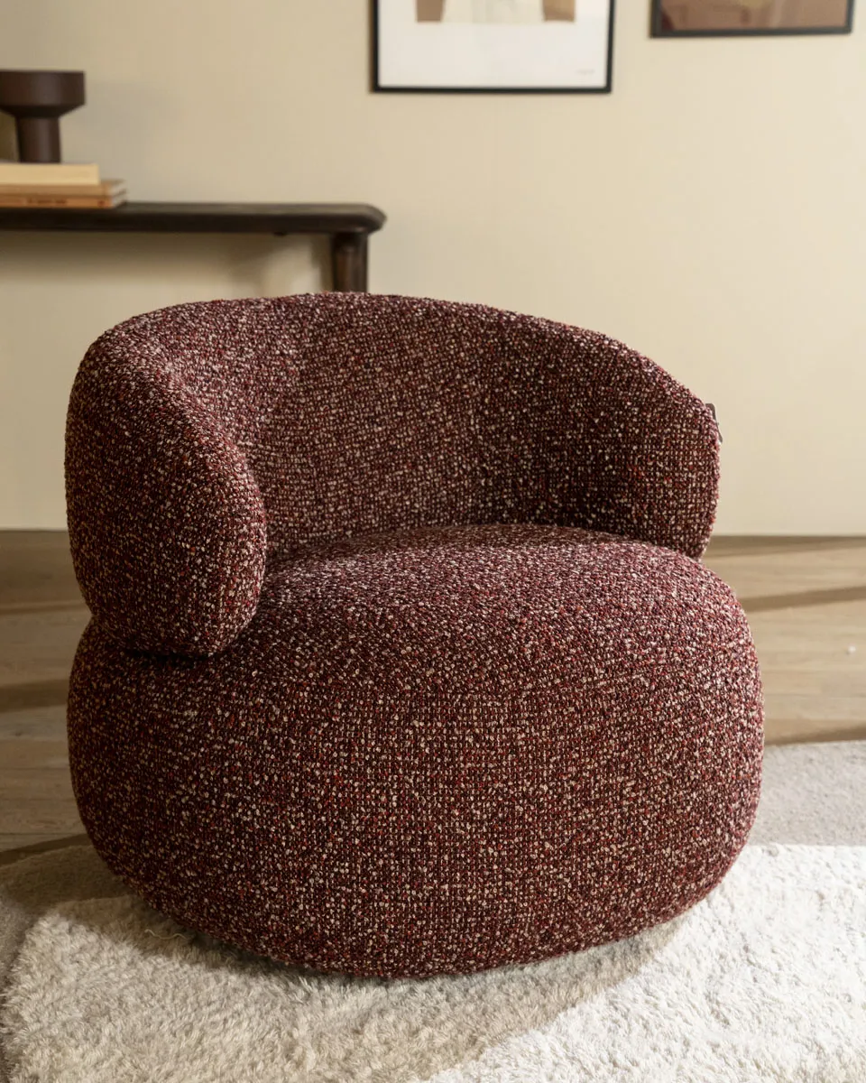 Maeve Armchair Red Maywood - Eleonora