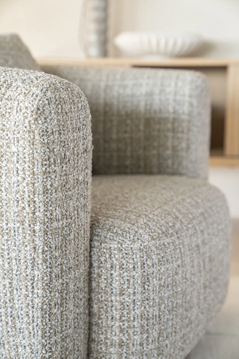 Armchair Jordan Taupe Asti - Eleonora