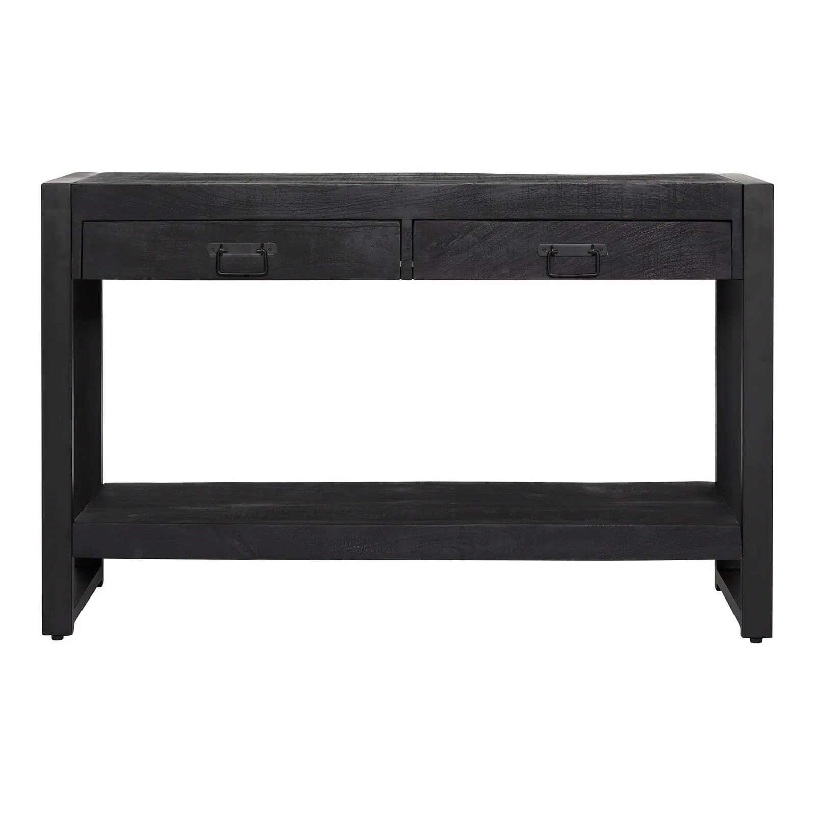 Side table Boaz Black Mango Wood 120 cm - Starfurn