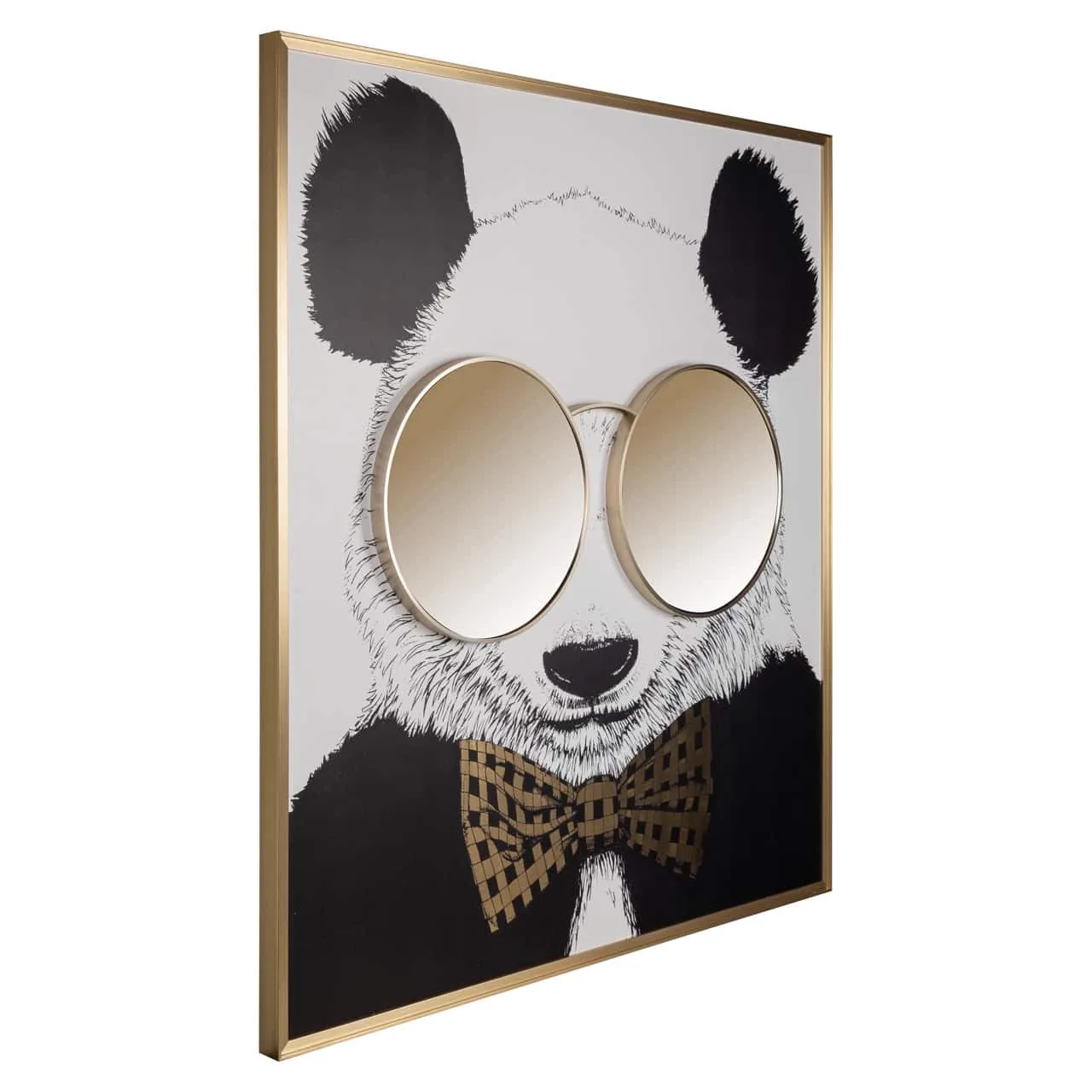 Wall art Panda black/gold - Richmond Interiors