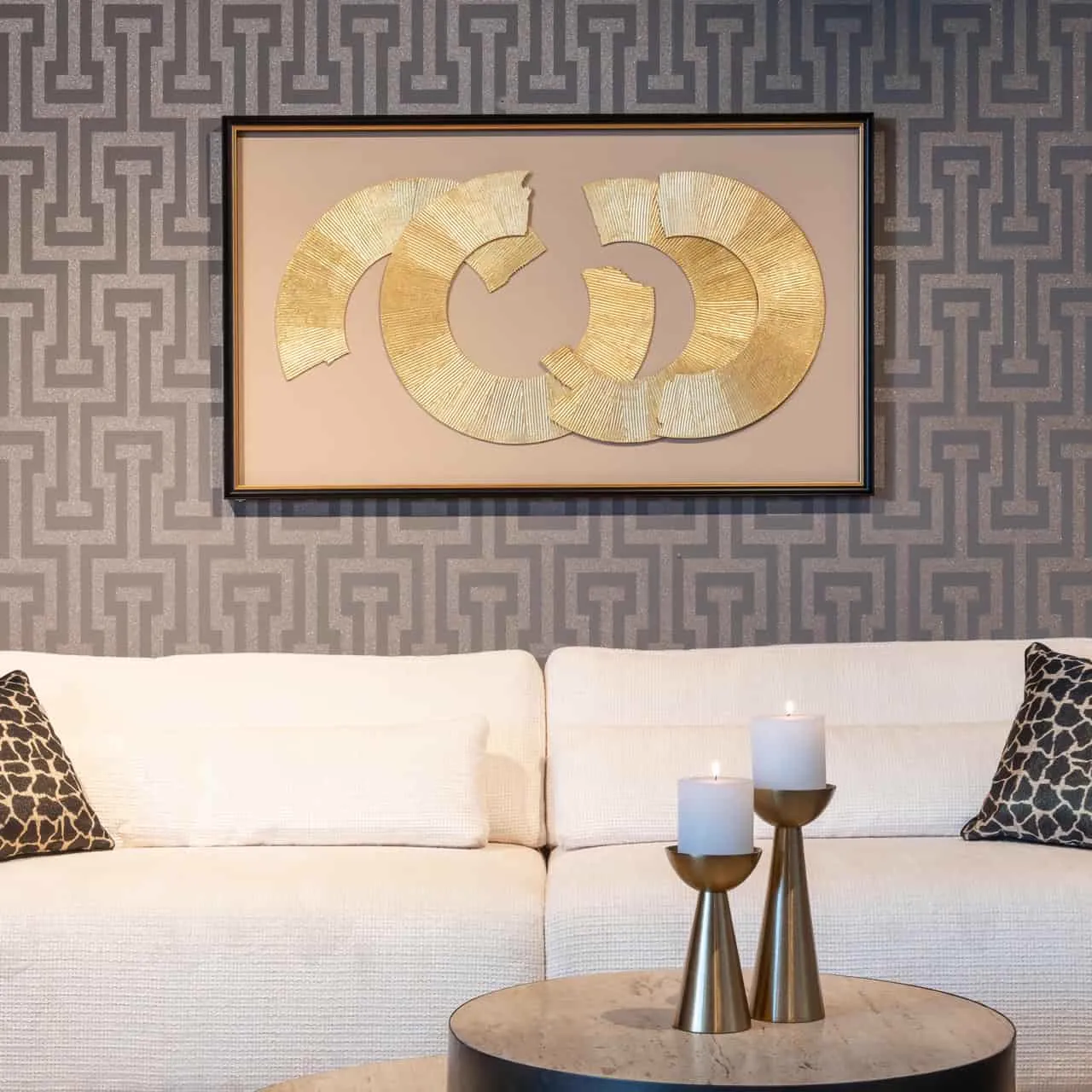 Wall art Eden black/gold - Richmond Interiors