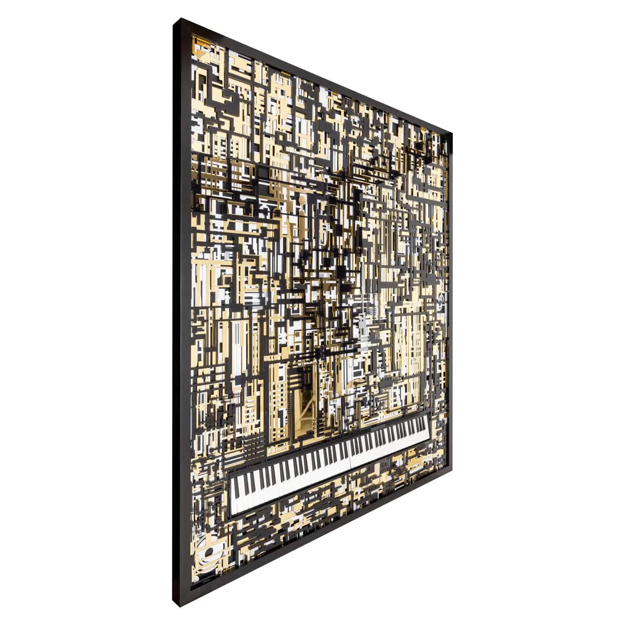 Wall art Wibi black/gold - Richmond Interiors