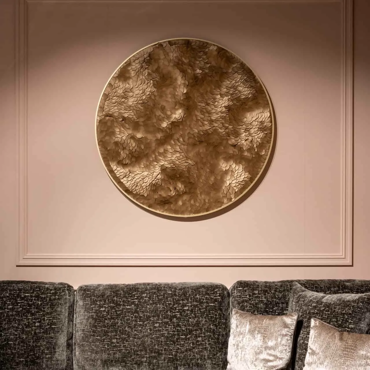 Wall Art Bloom gold - Richmond Interiors