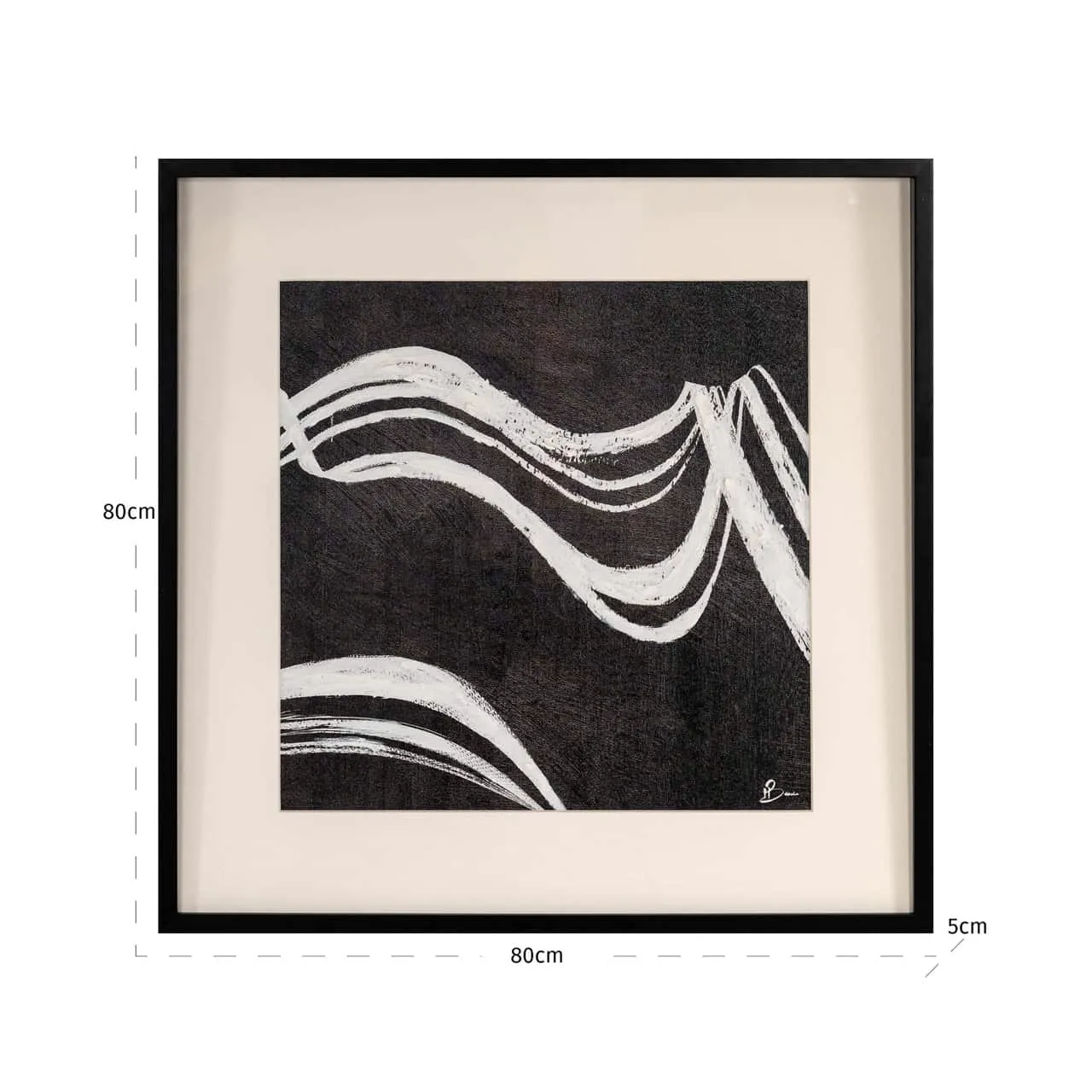 Wall Art Jozy black/white - Richmond Interiors