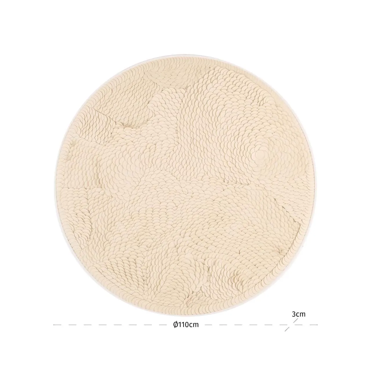 Wall Decoration Flow white - Richmond Interiors