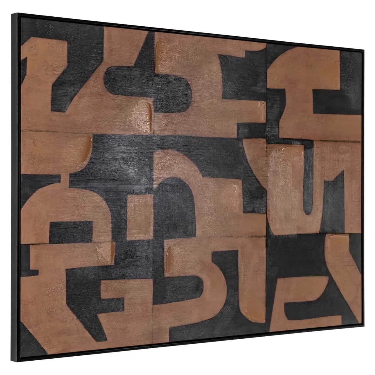 Cascade Wall Art brown - Richmond Interiors