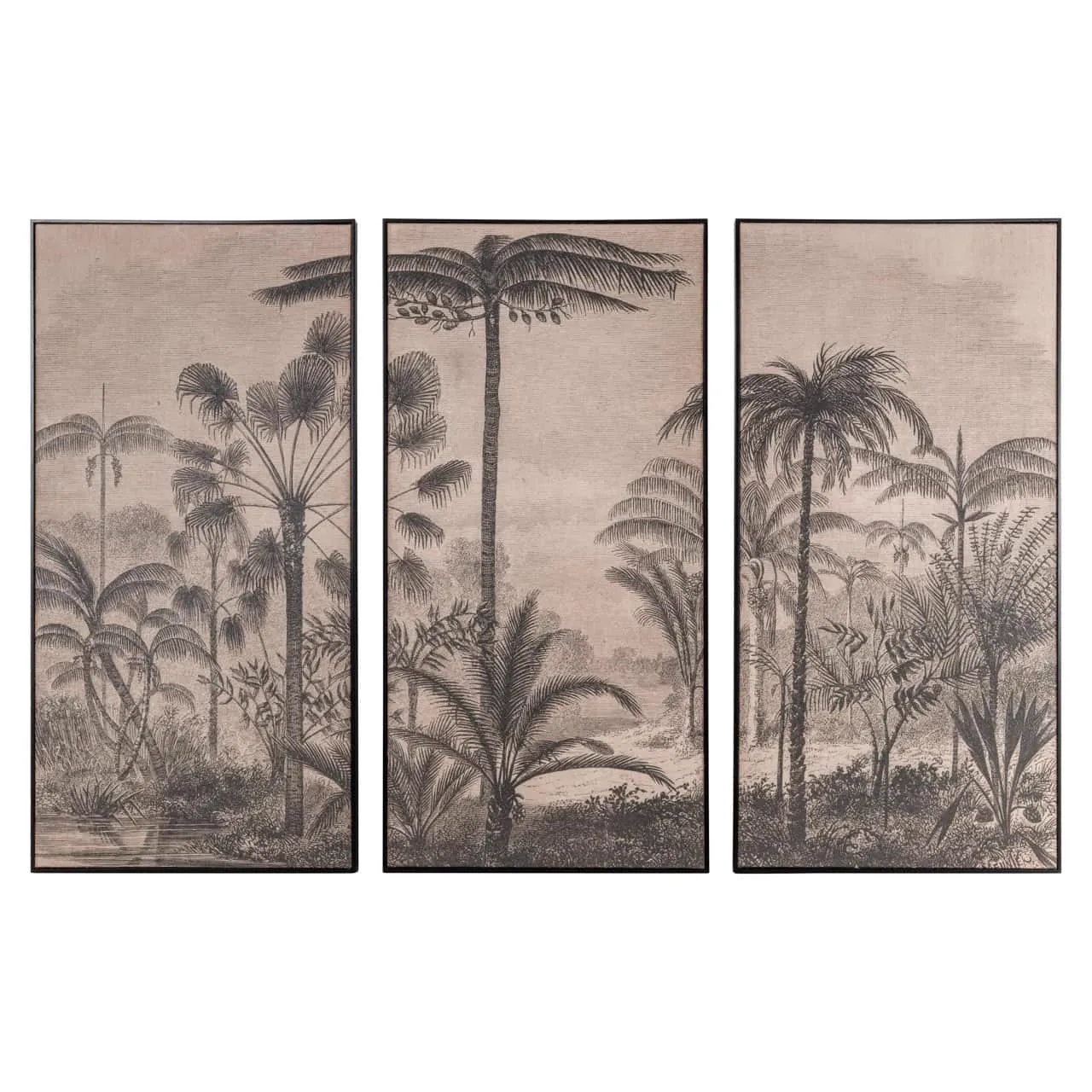 Wall decoration Rhapsody brown (Set of 3) - Richmond Interiors