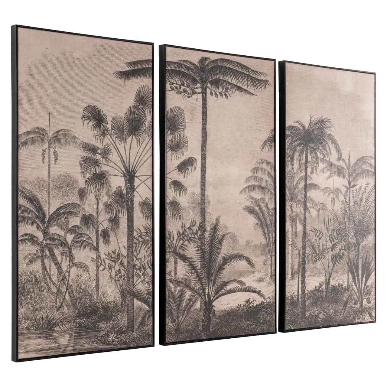Wall decoration Rhapsody brown (Set of 3) - Richmond Interiors