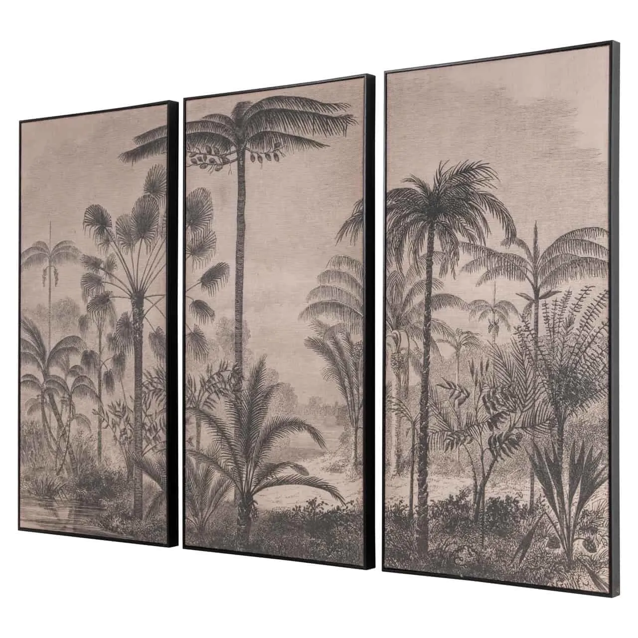 Wall decoration Rhapsody brown (Set of 3) - Richmond Interiors
