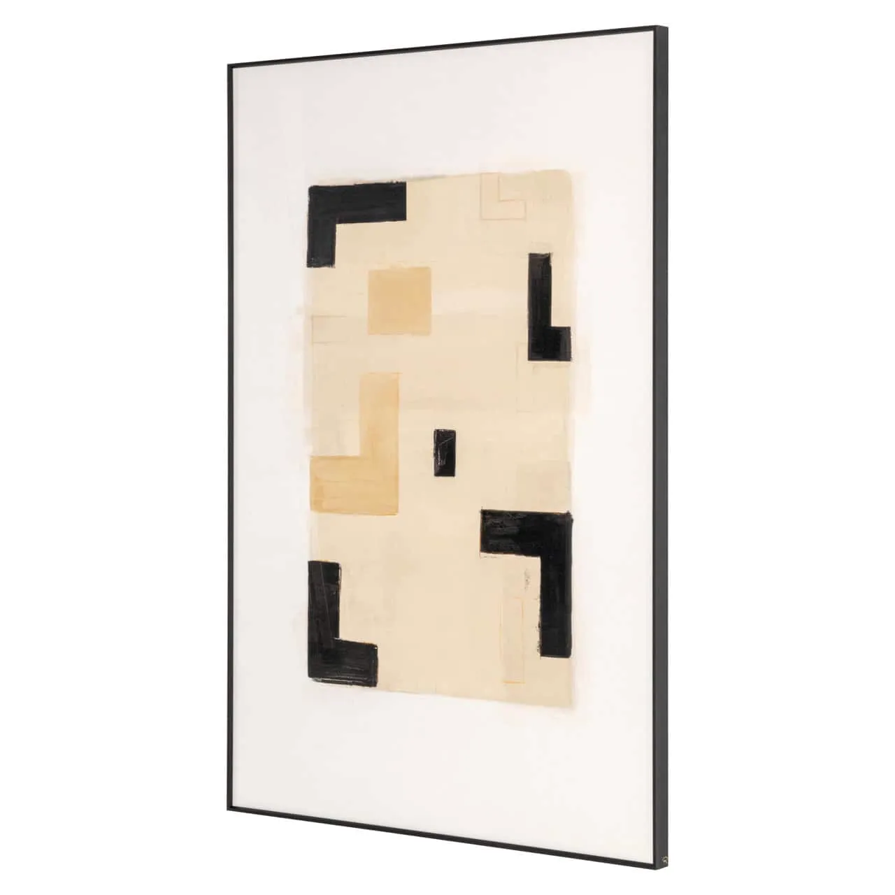 Wall Art Vortex beige left - Richmond Interiors