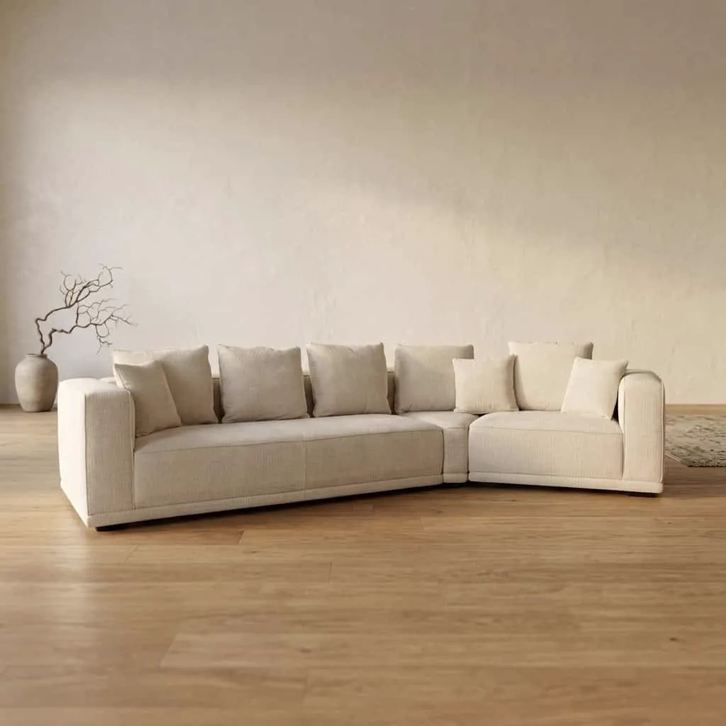 Sofa Lusso niagara beige 4-seater - Richmond Interiors