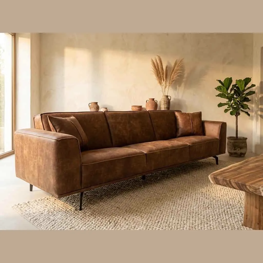 Sofa Viking Fjord Africa Leder - Zitform