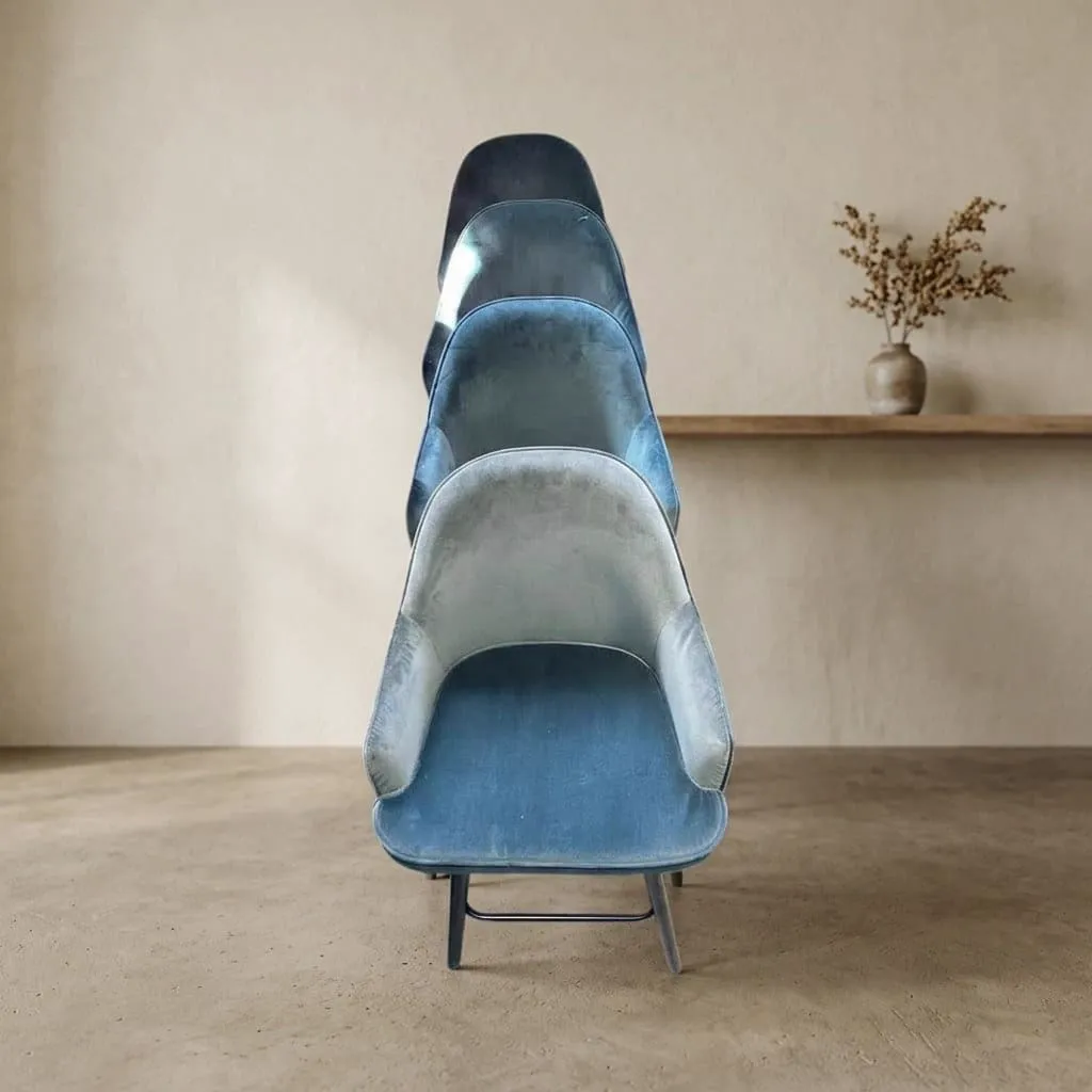 Barkruk Blue set van 4