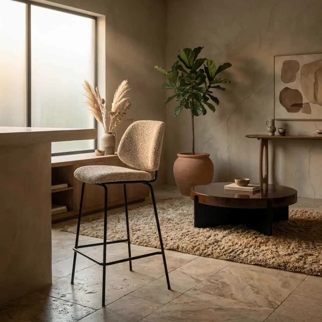 Bar Stool Jon - beige Maywood - Eleonora