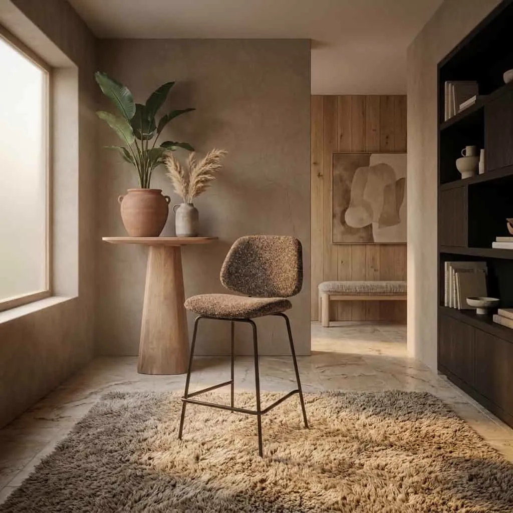 Bar stool Jon - taupe Maywood