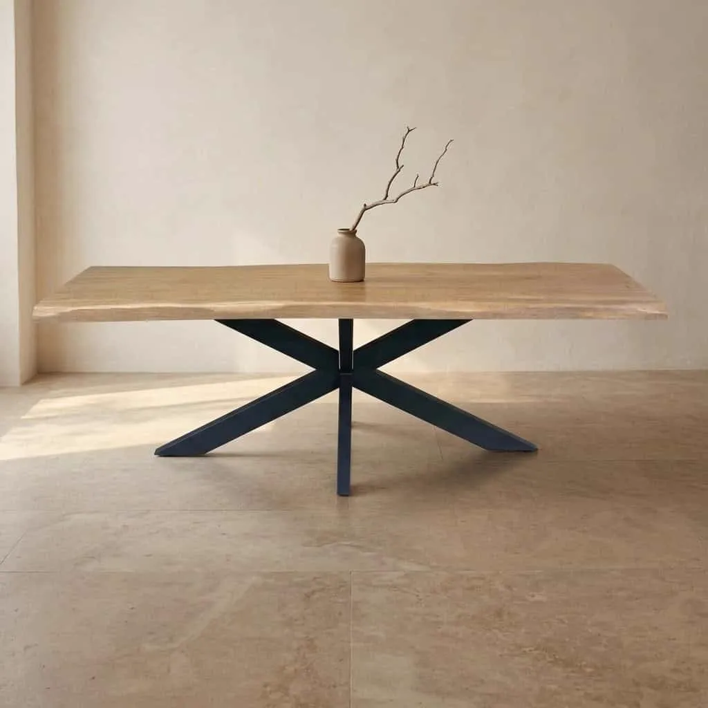 Dakota Tree Trunk Table Natural Mango Wood 220 cm - Starfurn