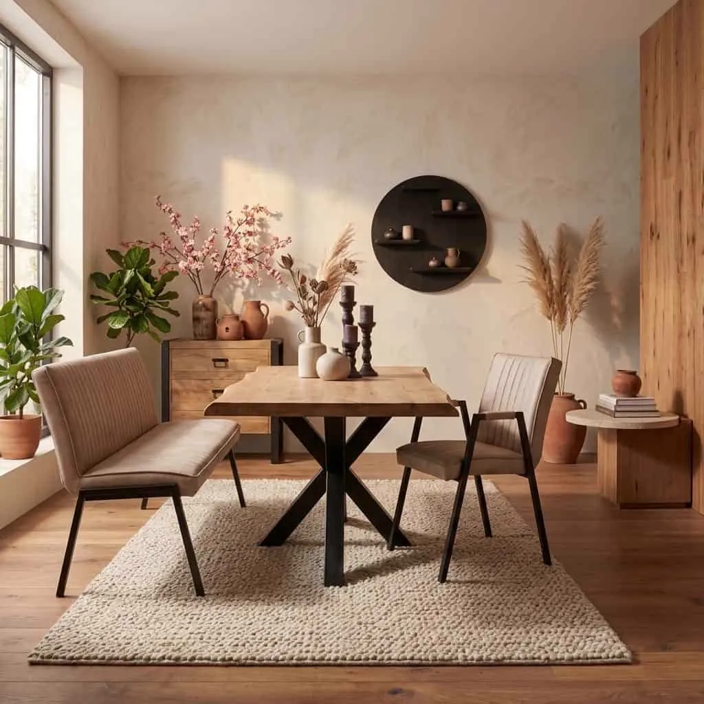 Tree Trunk Table Dakota Natural Mango Wood 240 cm - Starfurn