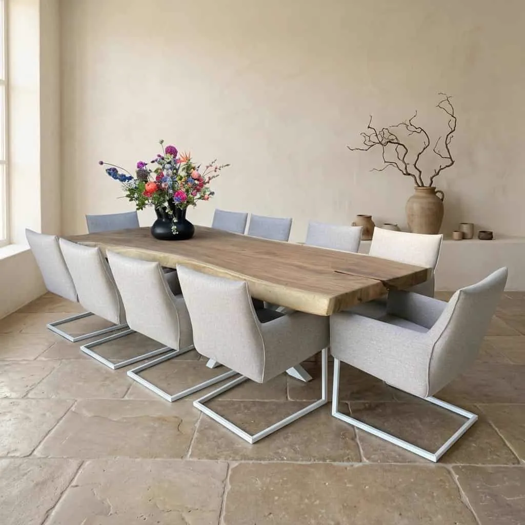 Boomstamtafel Suarhout V-poot wit