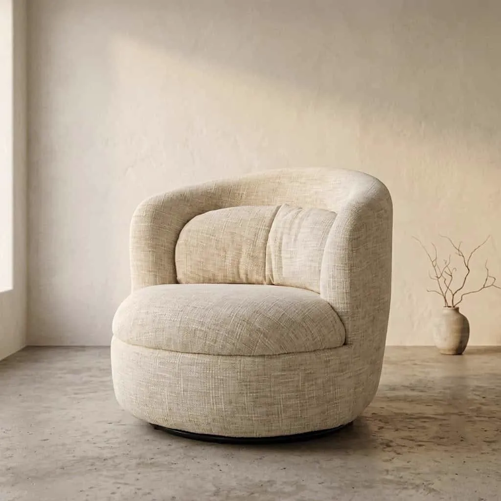 Armchair Britt Cream - Livingfurn