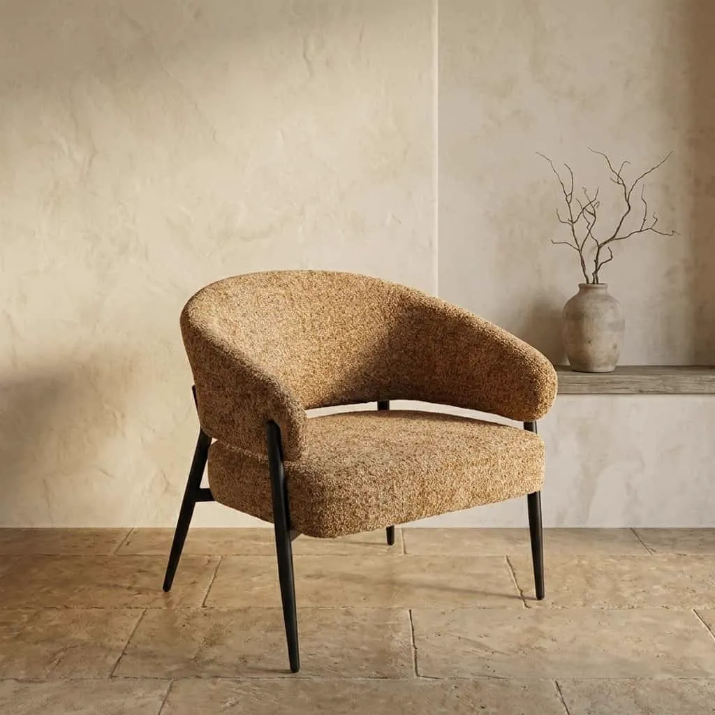 Dilan Armchair Venga Cognac - Livingfurn