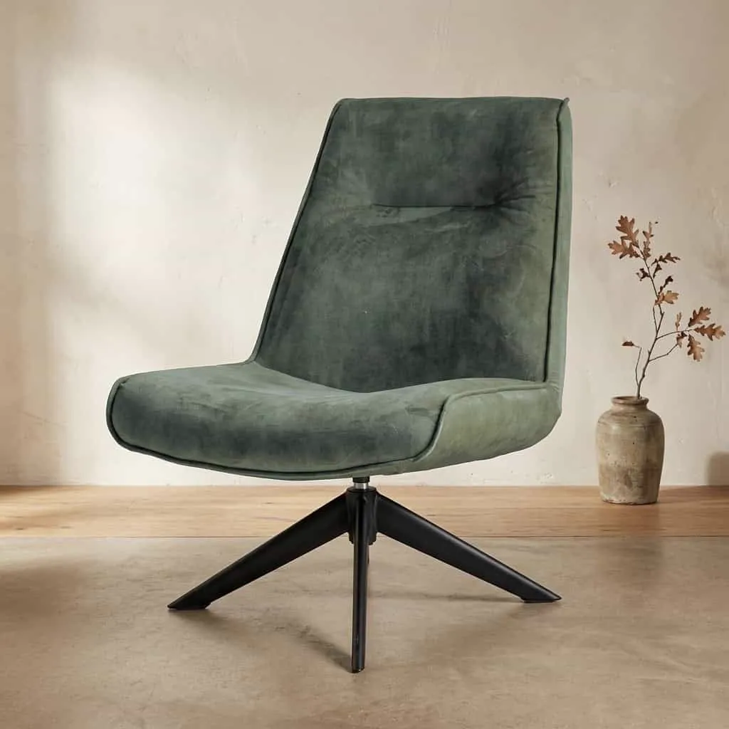 Swivel Armchair Adore - Olive