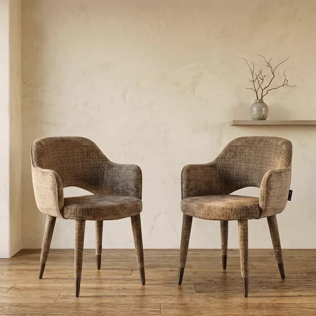 Eetkamerstoel Donnatella niagara stone brandvertragend - Richmond Interiors