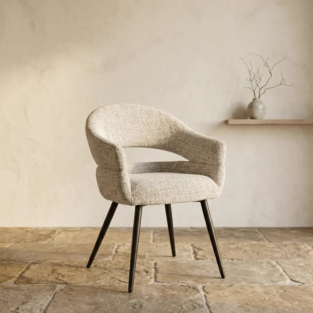 Eetkamerstoel Megan Bisque Oasis - Livingfurn