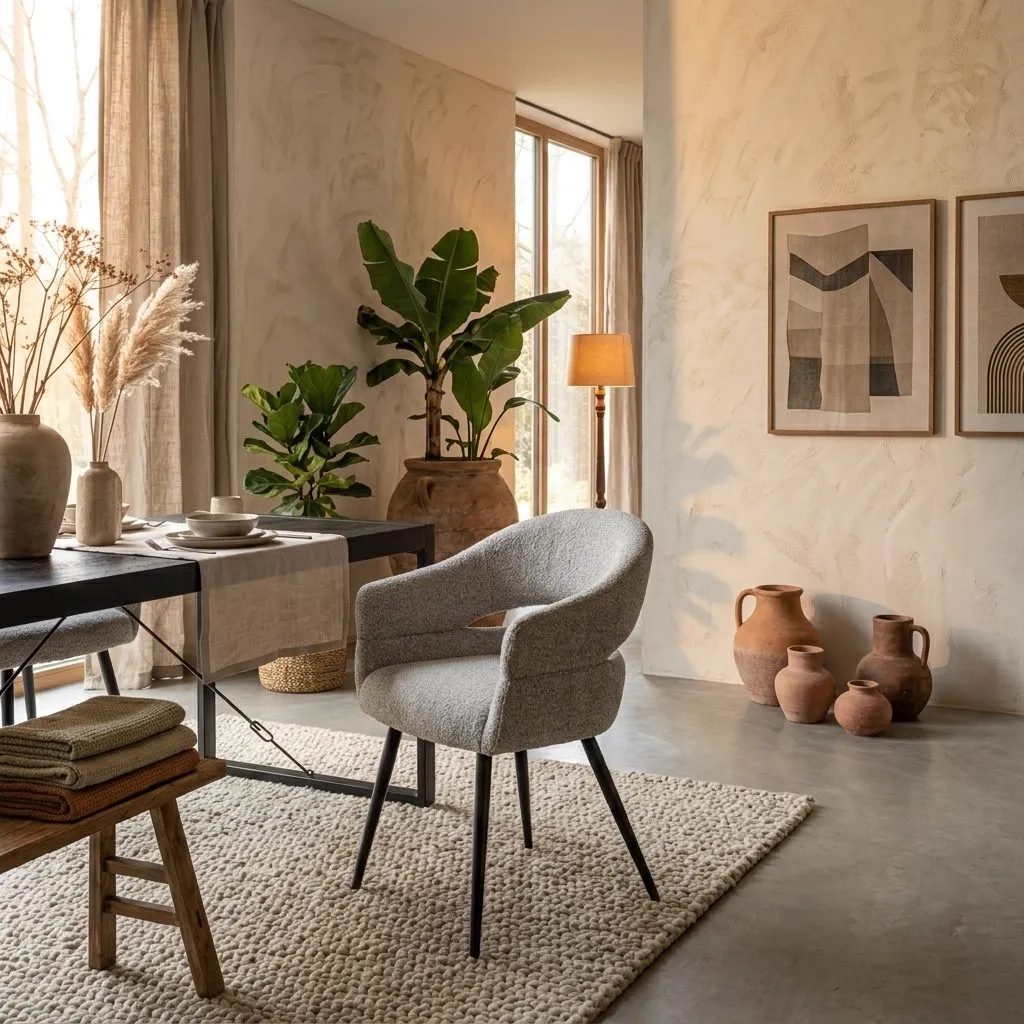 Dining chair Megan Bisque Oasis - Livingfurn