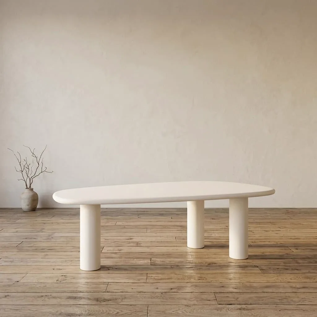 Eettafel Bloomstone white 235