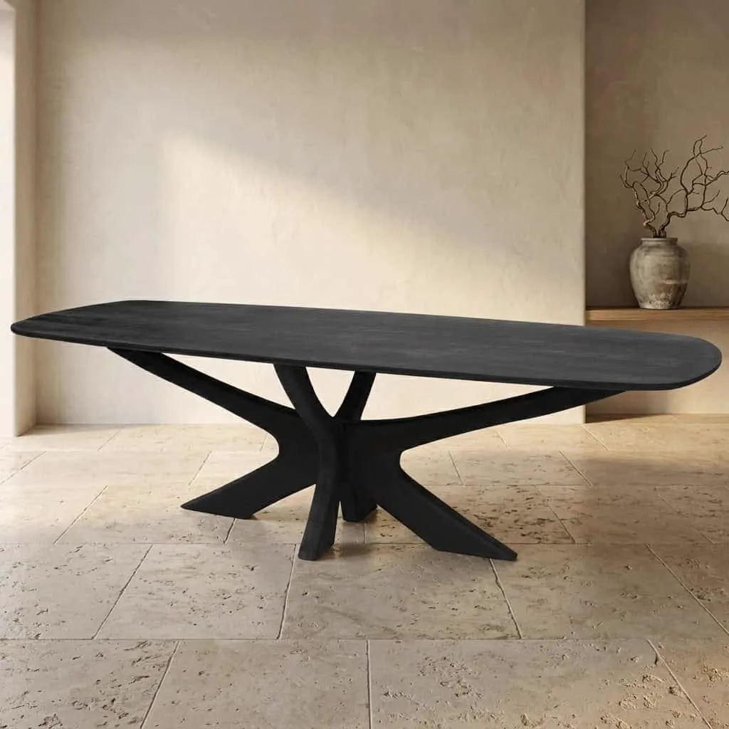 Dining Table Montreaux Black 220cm - Brix