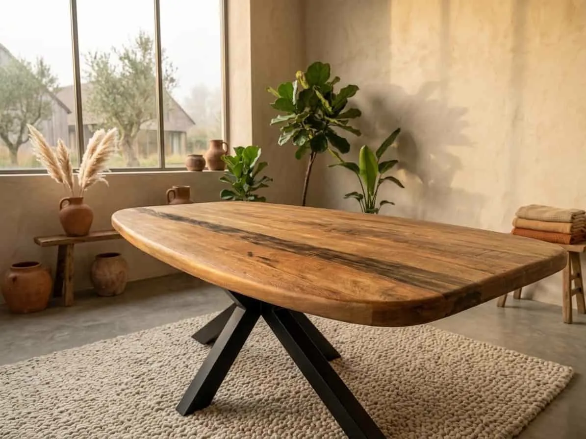 Eettafel Donny teakhout Deens Ovaal