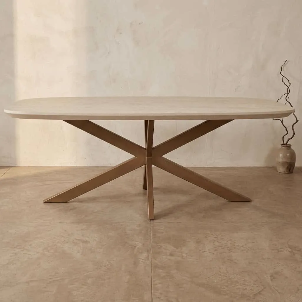 Eettafel Madison Sand | 240 cm | Deens Ovaal